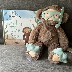 Slumberkins Camp Bigfoot with Book